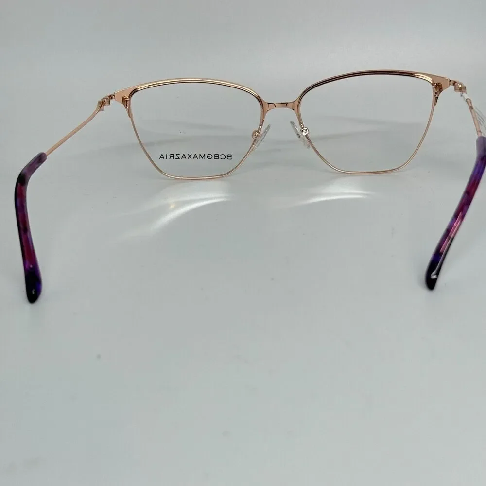 BCBGMAXAZRIA Henley‎ Purple Rose Gold EYEGLASSES FRAME 54-15-135mm H13517
